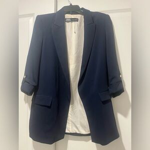 Zara navy blazer size small